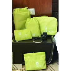 Набор дорожных сумок-органайзеров 4+2. Салатовый