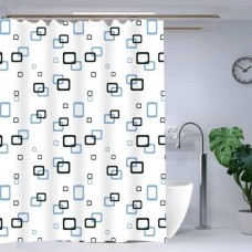 Шторка для душу та ванної кімнати на колечках, № 39