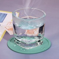 Силіконова термостійка підставка під чашку, 10 см. М’ятна