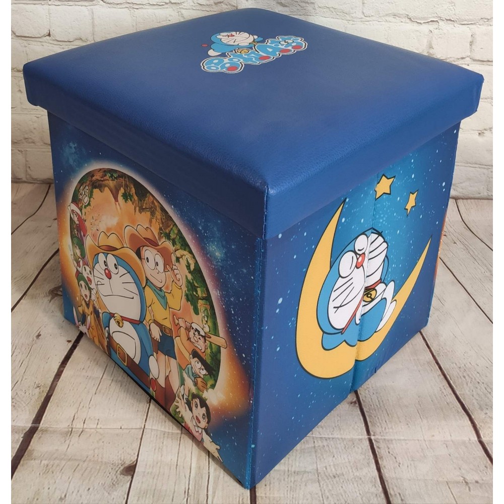 УЦІНКА. Банкетка (пуфік) для іграшок складаний. Дораемон УЦІНКА. Банкетка (пуфік) для іграшок складаний. Дораемон