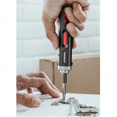 Электрическая магнитная отвертка ARIDOO с комплектом бит и насадок (8.8VF)