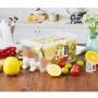 Пластиковая лимонадница с двумя краниками 3.5л