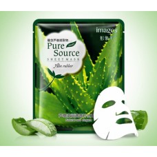 Тканинна маска для обличчя з екстрактом алое, IMAGES Pure Source Aloe Vera, 40 г