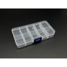 Пластиковый органайзер с крышкой для мелочей на 10 ячеек