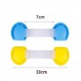 Замок-защелка для детской безопасности, блокиратор универсальный, 10 см. Голубой