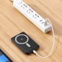 Ультратонкий повербанк 10000 mAh с беспроводной зарядкой MagSafe 15 Вт и PD20 Вт, черный
