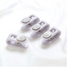 Фиксатор для пододеяльников и простыней против скольжения. Розовый, комплект 6 шт