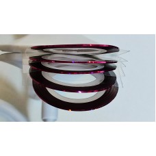 Лента для дизайна ногтей 1 мм. Голографеский Лиловый Лента для дизайна ногтей 1 мм. Голографеский Лиловый