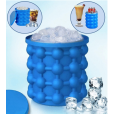 Форма-ведерко для льда и охлаждения напитков, силиконовое. Ice Cube Making Genie