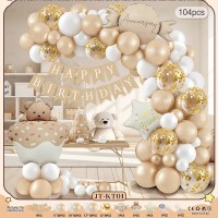 Набір надувних кульок Happy Birthday з мультяшним персонажем, 104 шт. Кекс