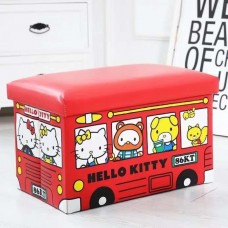 Пуф-короб складаний «Автобус Hello Kitty», 49*31*31 см, органайзер для речей, дрібниць