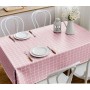 Скатертина з малюнком, водовідштовхувальна, ПВХ 137*152 см, Рожева