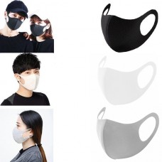 Маска защитная Fasion Mask многоразовая для взрослых, (белая + белая + черная), 3 шт./уп.