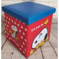 УЦІНКА. Банкетка (пуфік) для іграшок складаний. PeanutsBlue