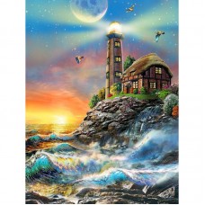 Алмазна мозаїка &quot;Маяк&quot;, картина стразами. блискуча. 25*30 см