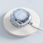 Бездротові навушники Bluetooth 5.3 у прозорому кейсі, білі