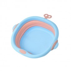 Складний пластиковий таз-миска  4 л Блакитний