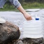 Складная пластиковая канистра для воды с краном и ручкой, 15 л