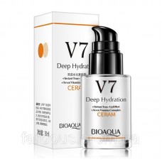 Крем-основа под макияж для лица BioAqua V7 Deep Hydration с витаминным комплексом и гиалуроновой кислотой