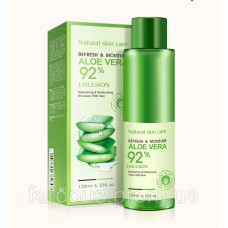 Увлажняющая восстанавливающая эмульсия для лица Bioaqua Refresh&Moisture Aloe Vera 92% 120 мл