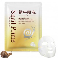 Тканевая я маска с муцином улитки Bioaqua Snail Prime Face Mask, 30 г.