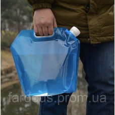 Складная, канистра-пакет для воды походная,  4 л