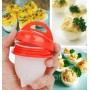 Формы для варки яиц без скорлупы, силиконовые, Silicone Egg Boil, набор 6 шт.