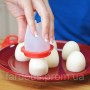 Форми для варіння яєць без шкаралупи, силіконові, Silicone Egg Boil, набір 6 шт.