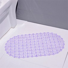 Силіконовий килимок для ванної антиковзаючий. Фіолетовий