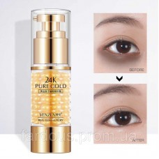 Крем для кожи вокруг глаз омолаживающий, Venzen 24К Gold Caviar Eye Cream, 35 мл