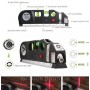 Уровень лазерный, рулетка, линейка Fixit Laser 4 В 1