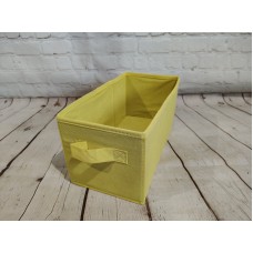 Складной короб для хранения вещей, мелочей 30*15*15 см. Желтый