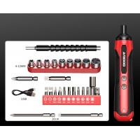 Електрична магнітна викрутка ARIDOO з комплектом універсальних біт і насадок, потужність 9.8VF