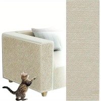 Уцінка.Самоклеючий килимок для меблів, антикіготь проти подряпин домашніх тварин, 100*40 см, Молочний