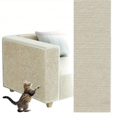 Уцінка.Самоклеючий килимок для меблів, антикіготь проти подряпин домашніх тварин, 100*40 см, Молочний