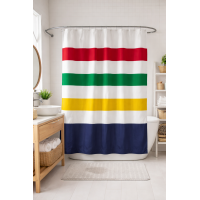 Шторка для душу та ванної кімнати на колечках, № 43