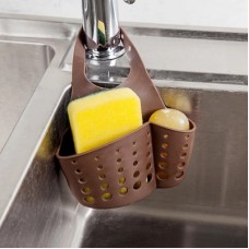 Держатель для кухонных и ванных принадлежностей. Коричневый