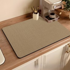 Kоврик для кофеварки 40х30 см, противоскользящий. Коричневый