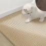 Водонепроницаемый коврик под кошачий туалет двухслойный, 90*60 см. Бежевый