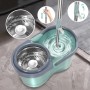 Уценка.Швабра Spin and Go с отжимом и ведром. Зеленая