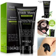 Маска Bioaqua Blackhead Removal Bamboo Charcoal Black Mask