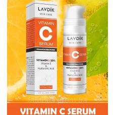 Увлажняющая, омолаживающая эссенция для лица LAVDIK Skin Care с гиалуроновой кислотой и витамином С