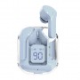 Беспроводные наушники AIR31 с Bluetooth 5.3 в защитном чехле. Голубые