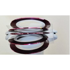 Стрічка для дизайну нігтів 1 мм. Рожевий Стрічка для дизайну нігтів 1 мм. Рожевий