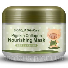 Маска питательная с коллагеном BIOAQUA Pigskin Collagen Nourishing Mask, 100 г