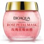 Маска для обличчя з пелюстками троянд, нічна, Bioaqua Rose Petal Mask, 120 г