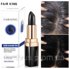 Фарба для зафарбовування сивини в формі помади Fair King Black 3,5 г