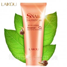 Нежный очищающий гель-эссенция для умывания Laicou Snail Cleansing Gel для проблемной кожи,100 мл