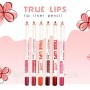 Набор карандашей для губ матовый Menow True Lips, 6 шт