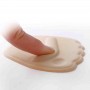 Стельки силиконовые под передний отдел стопы, антискользящие. Бежевый